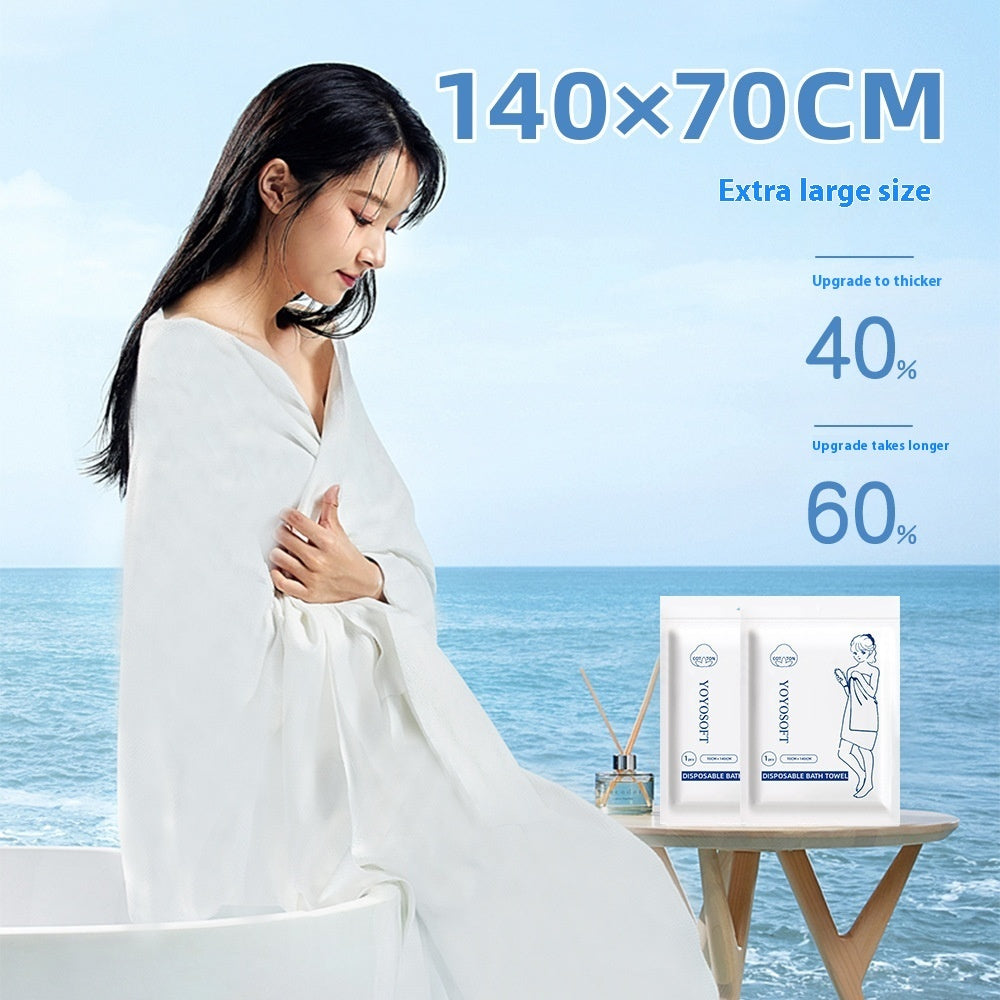 Travel Business Trip Thickened Disposable Bath Towel Hotel Supplies