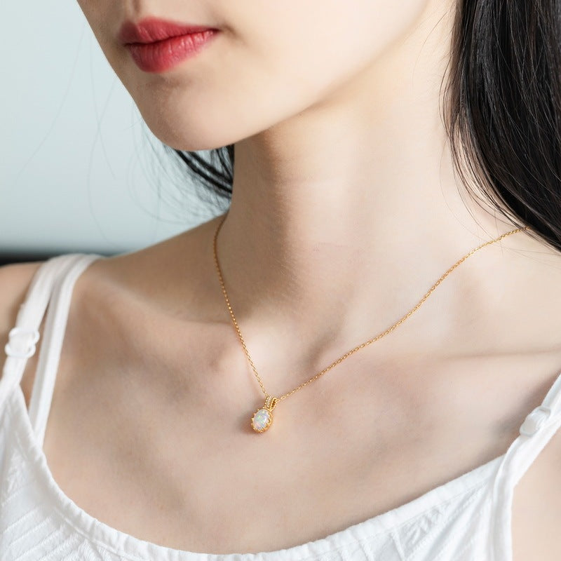 Forest  Classical Egg Pendant