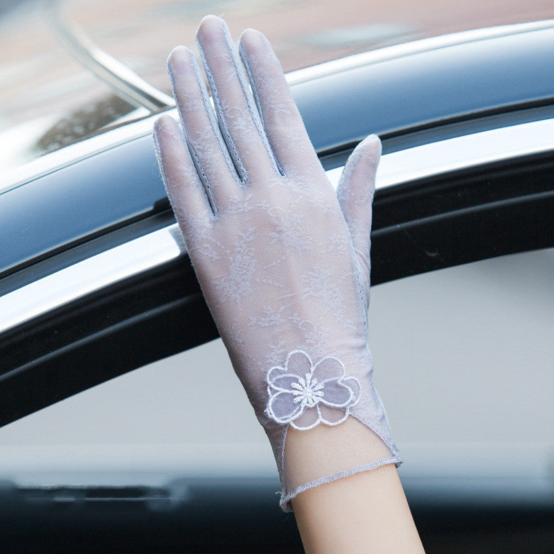 Gloves Female UV Protection Ice Silk Gloves