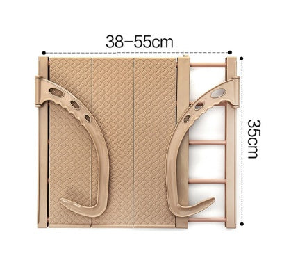 Multifunction Home Balcony Hanging Hanger Shelf Adjustable Foldable Clothes Shoes Drying Rack Holder Storage Organizer Shoe Rack