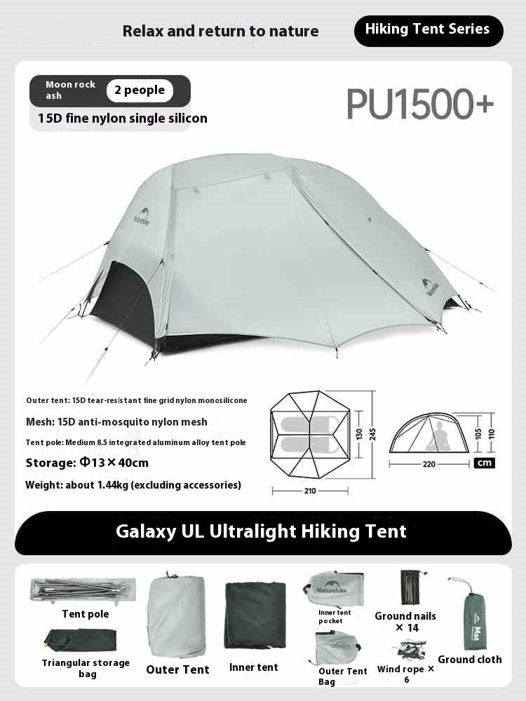Ultralight Hiking Climbing Tent Double Outdoor Camping Equipment