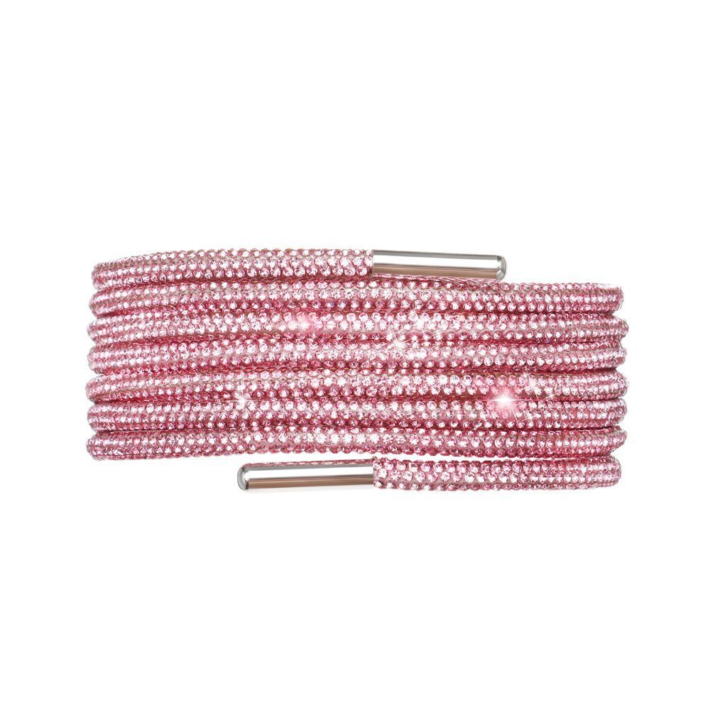 1PC Rhinestone Shoelaces Casual Sneaker Round Shoe Laces