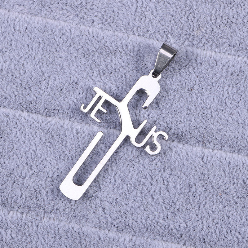 Personality JESUS Jesus Cross Necklace