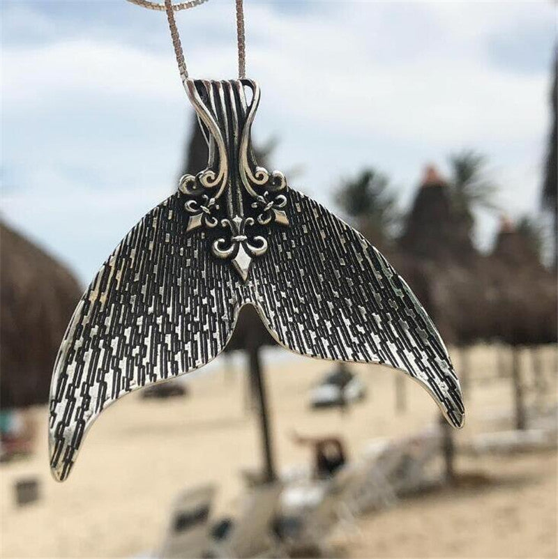 Boho Mermaid Tail Necklace