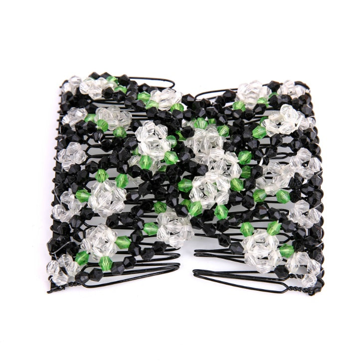 Korean Version of the Running Rivers and Lakes Stalls Hot Products Bright Beaded Variety Hair Clips Magic Hair Comb Hair