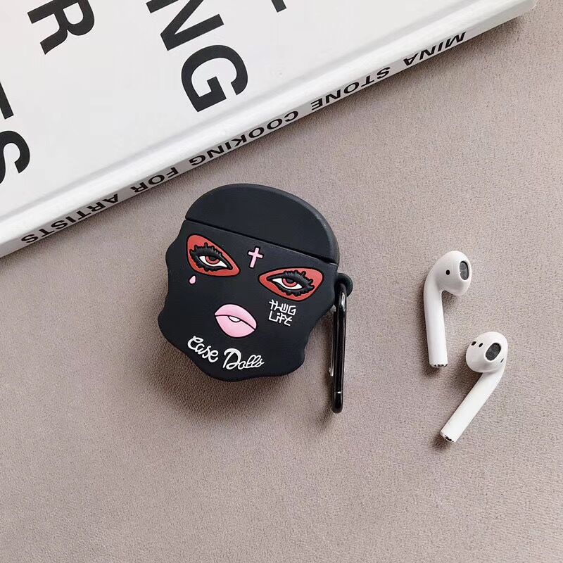 Compatible with Apple, Suitable For Airpods1 2 Generation Silicone Apple Wireless Bluetooth Headset Protective Case