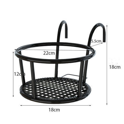 Balcony Flower Stand Hanging Flower Pot