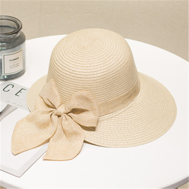 Sun Hat All-match Korean Style Foldable Straw Hat Sun Hat