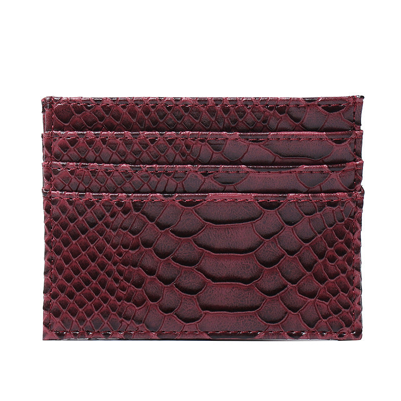 PU Leather Bank Card Holder