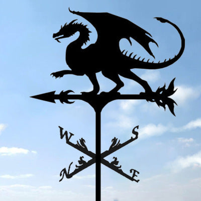 Flying Dragon Dog Man And Dog Metal Wind Spin
