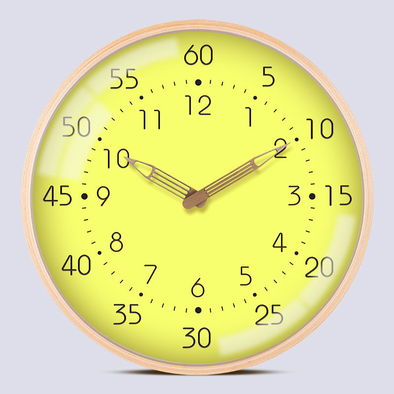 Children''s Learning Schedule Student''s Bedside Solid Wood Wall