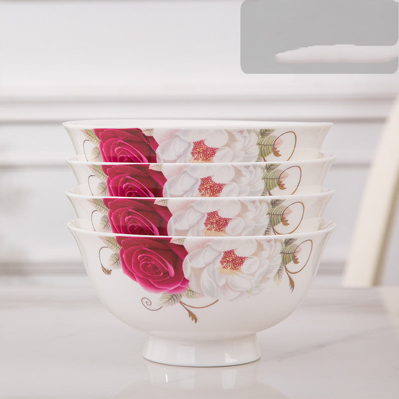 Household Japanese Bone China Ceramic Bowl