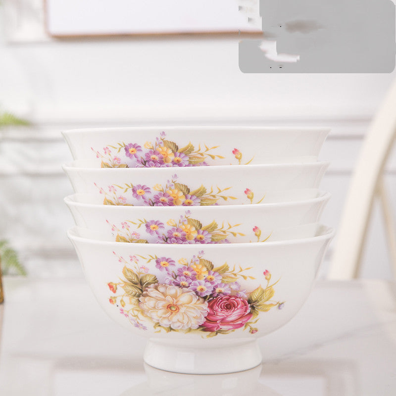 Household Japanese Bone China Ceramic Bowl