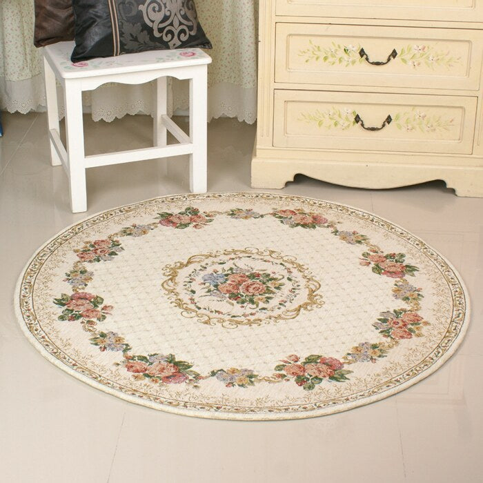 Garden Mat Round Carpet Living Room Vestibule Bedroom