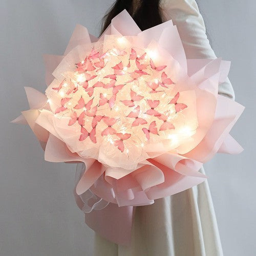 Creative Butterfly Bouquet Material Bag