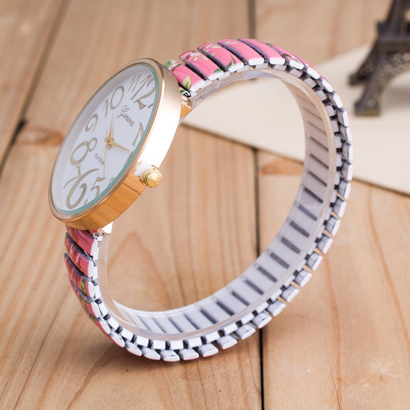 Elastic Band when Adornment Watches Ladies Watch