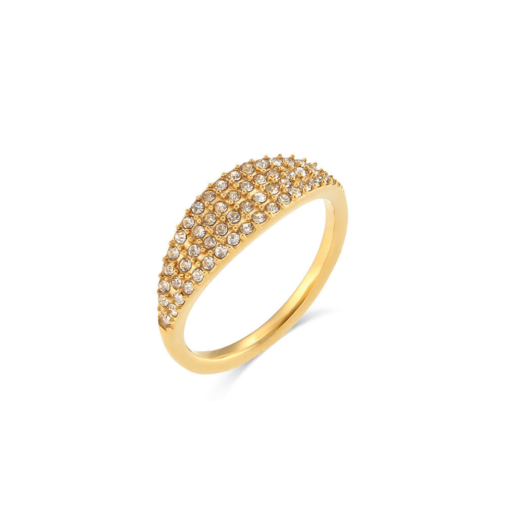 Ceaza Paved Gold Ring