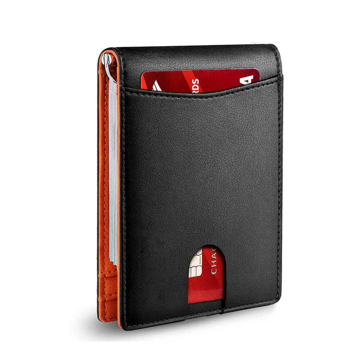 Leather Multifunctional Card Sleeve Microfiber Wear-resistant Rfid Anti-Theft Swiping