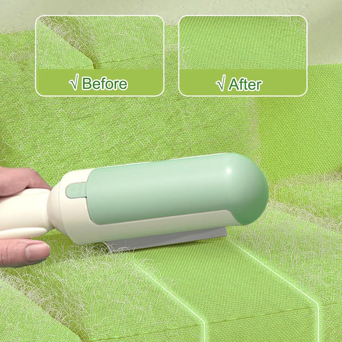 Reusable Pet Hair Remover For Couch, Bedding & More - Easy And Effective Dog Hair Removal