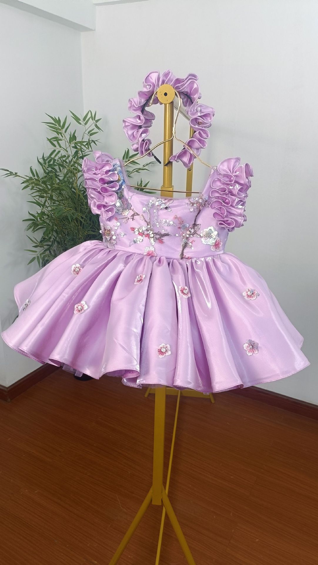 New Flying Sleeves Heavy Industry Umbrella Princess Dress