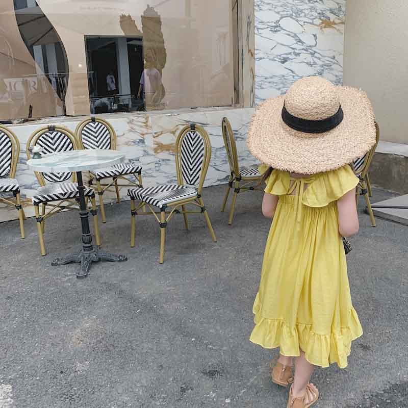 Children''s Sweet Flying Sleeve Dress