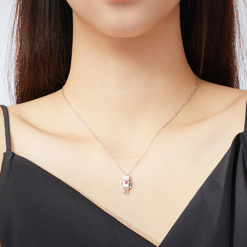 Robot Love Necklace