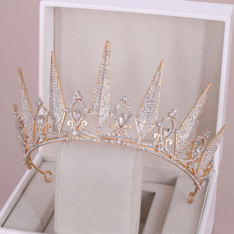 Bridal Crystal Crown Headband Wedding Dress Accessories