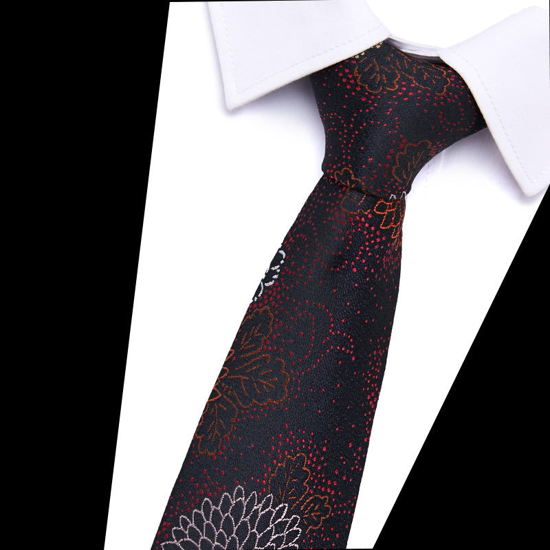 Men's Business Tie Wear Professional Suit Polyester Yarn