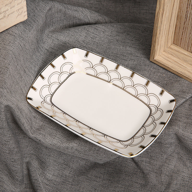 Ceramic Five-Piece Bathroom Toilet Set