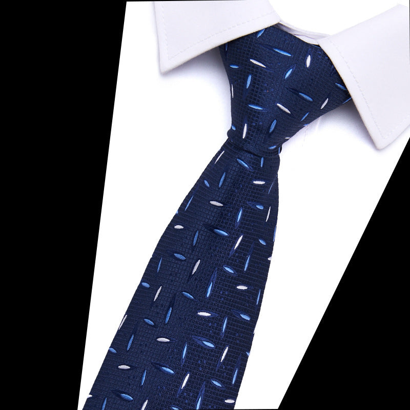 Men's Business Tie Wear Professional Suit Polyester Yarn