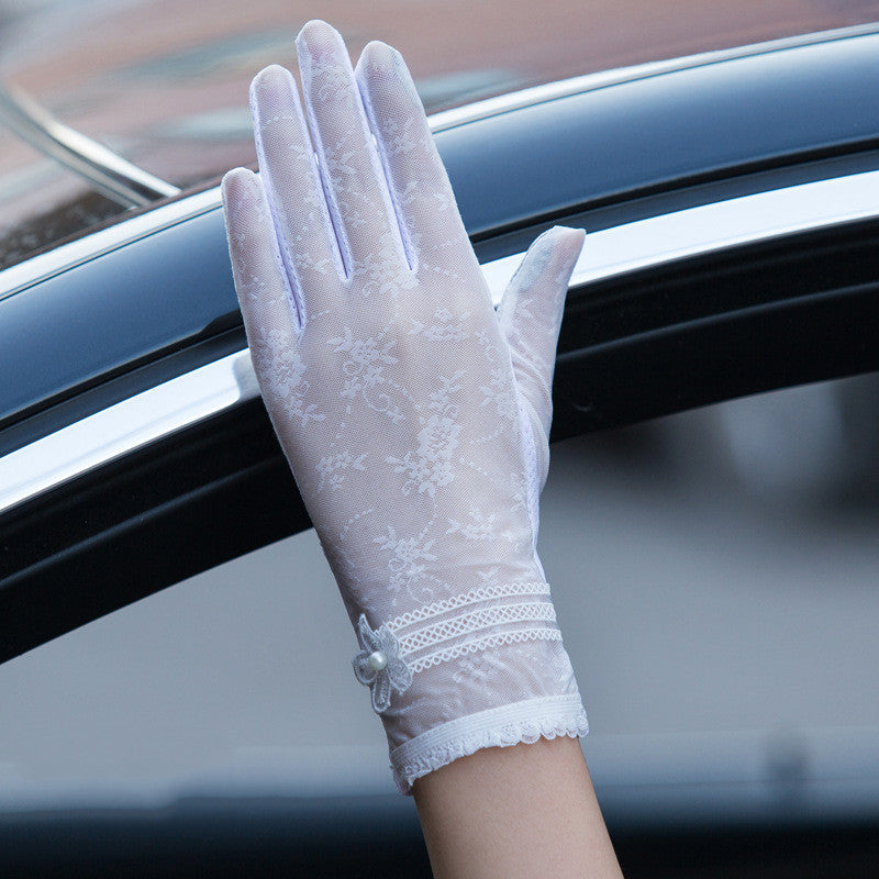 Gloves Female UV Protection Ice Silk Gloves