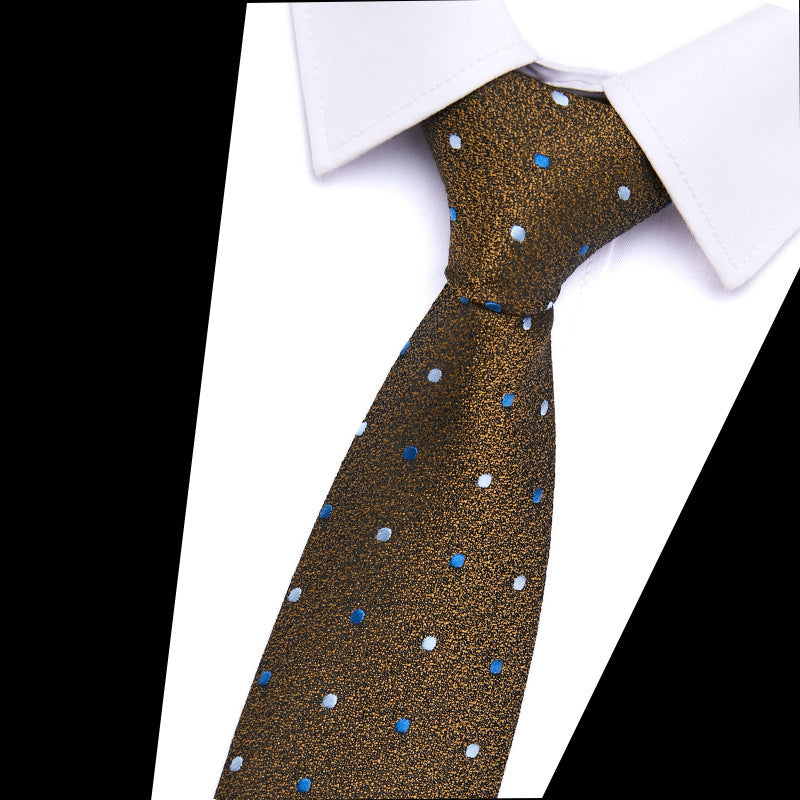 Men's Business Tie Wear Professional Suit Polyester Yarn