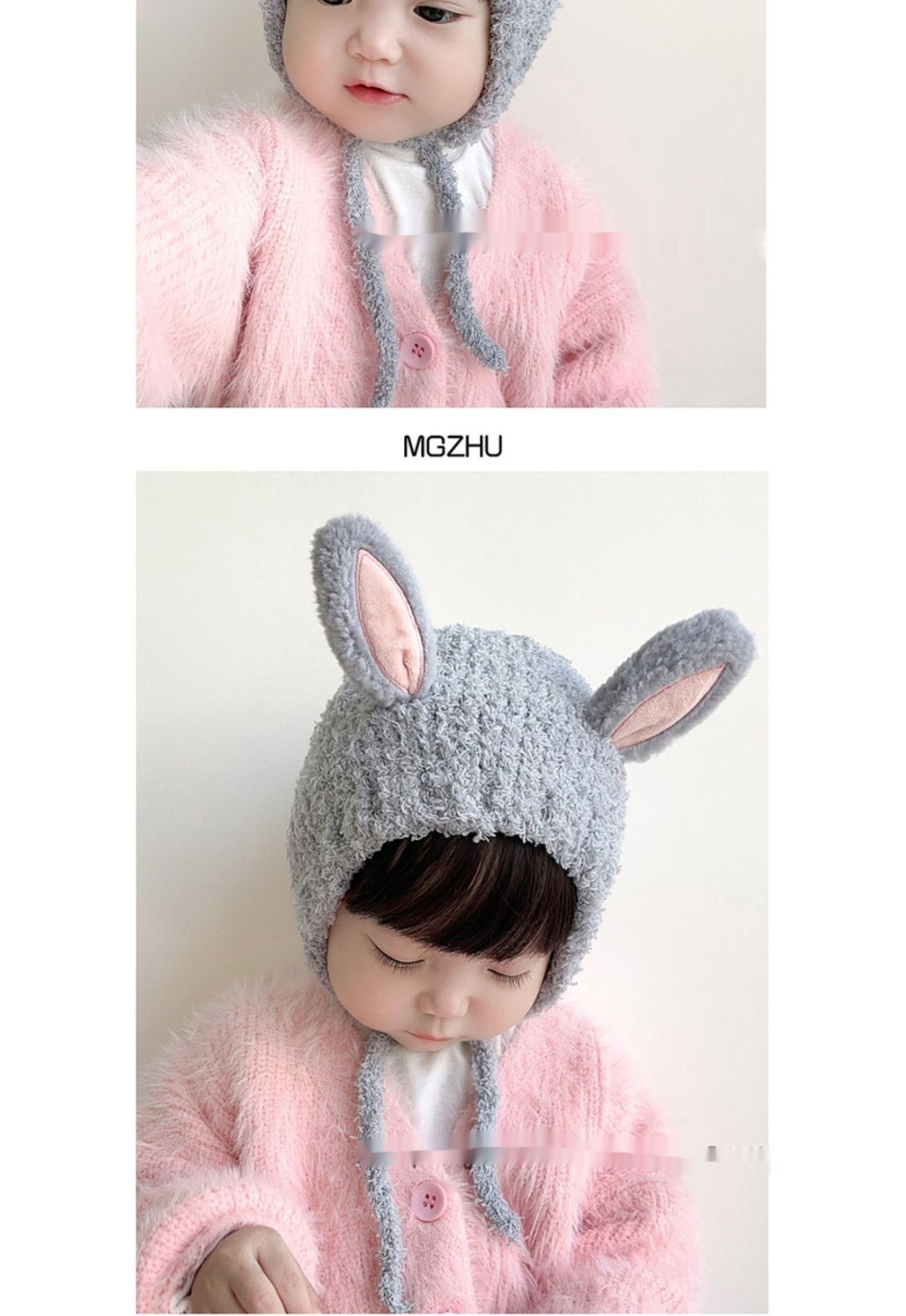 Baby Hat Autumn And Winter Thickening Knitted Hat