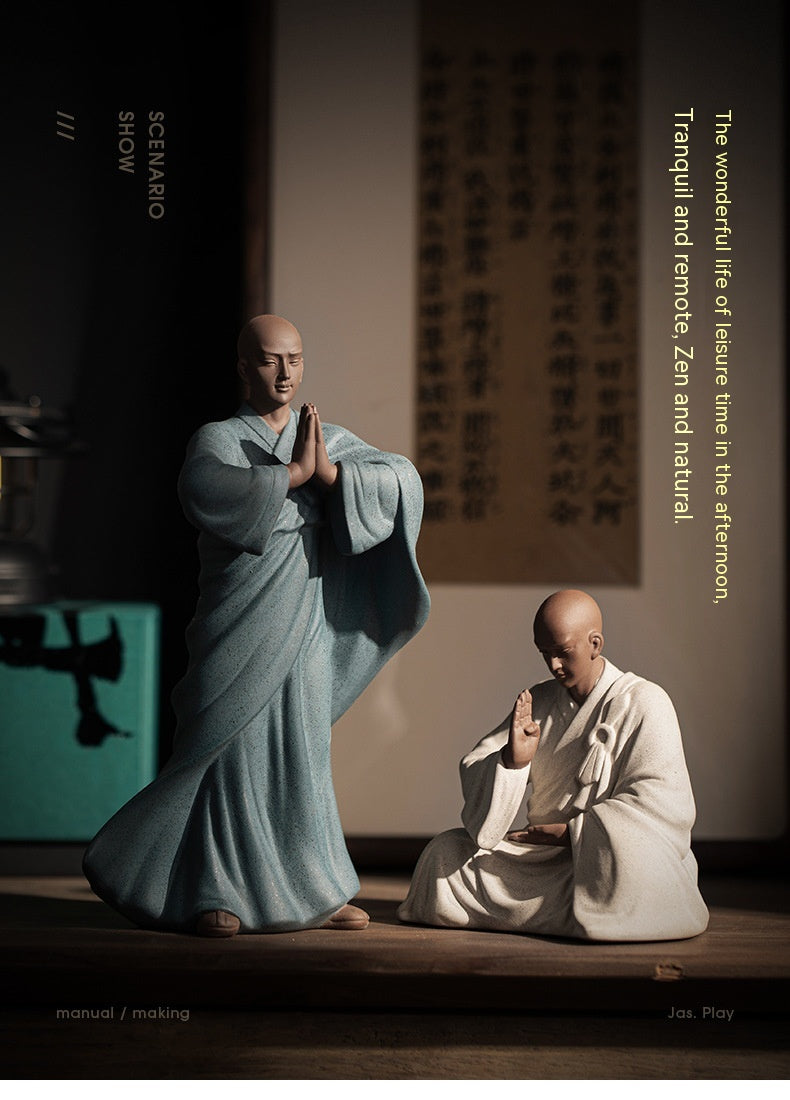 Purple Sand Zen Little Monk Tea Decoration