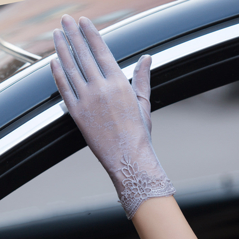 Gloves Female UV Protection Ice Silk Gloves