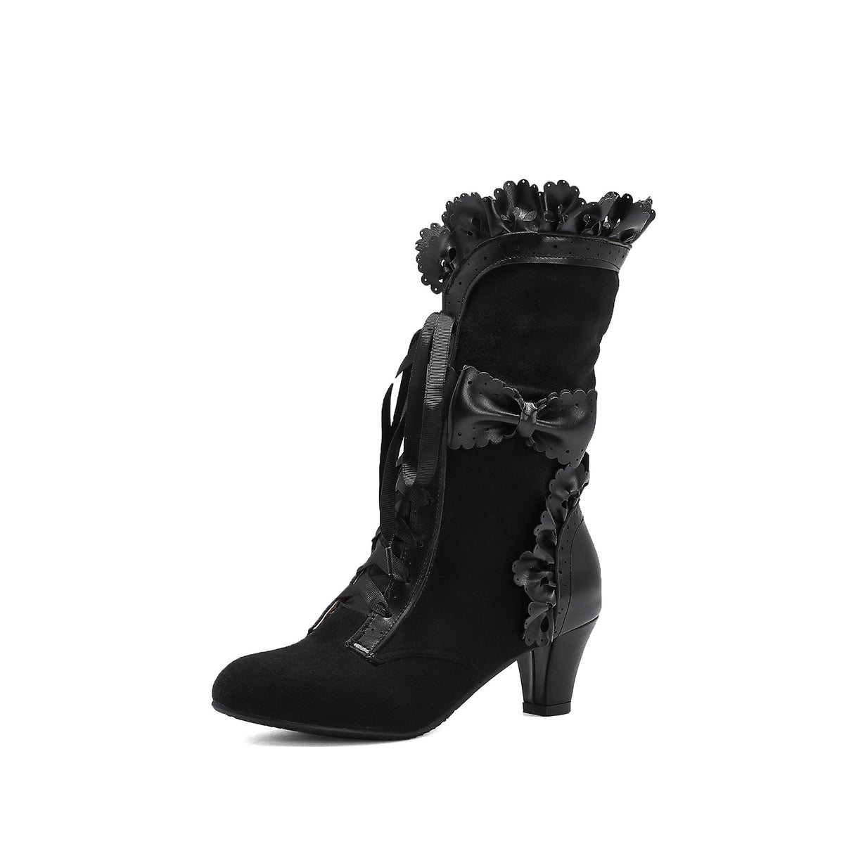 Lace High Heels with Lace