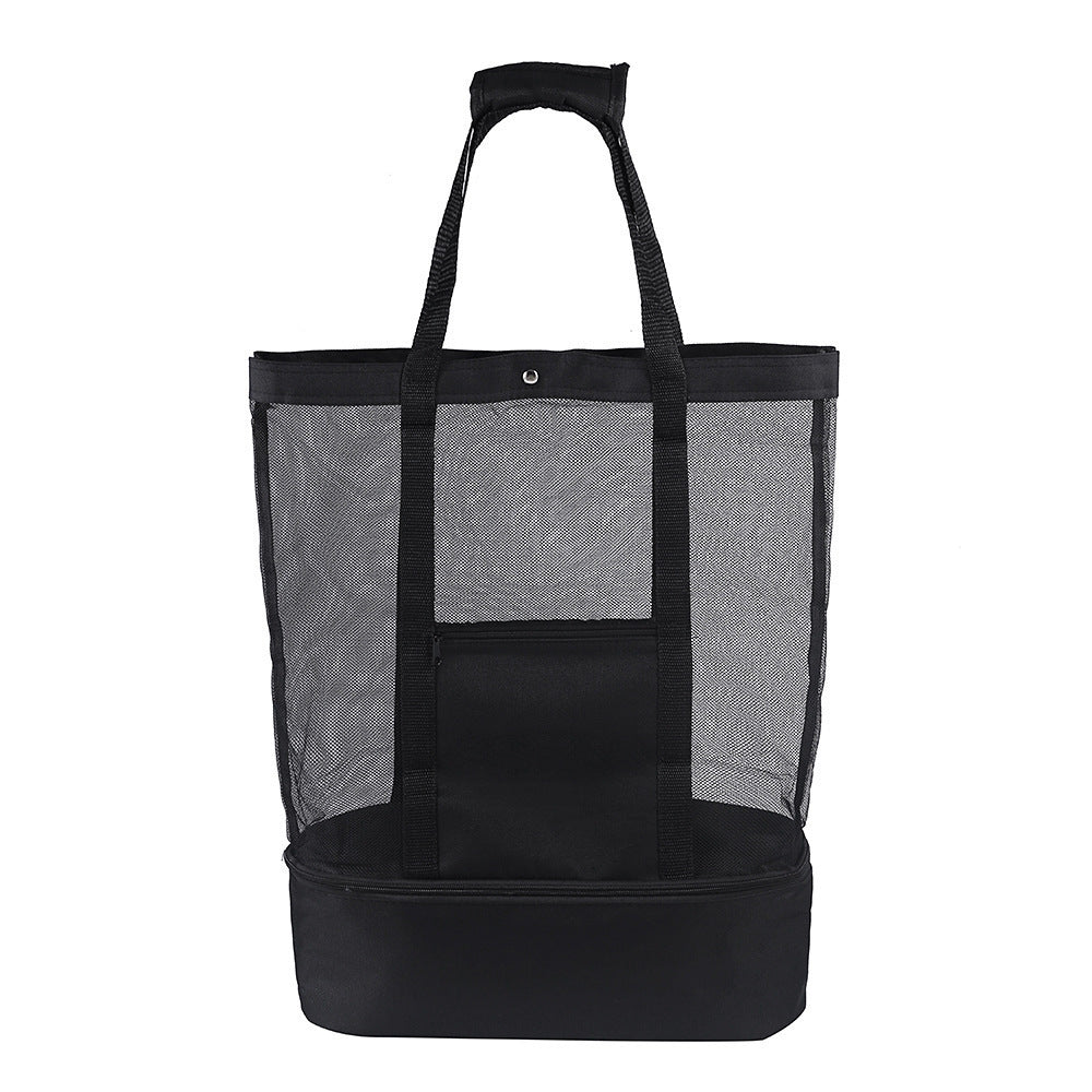 Waterproof Beach Bag With Cooler Compartment - Beach Bags Waterproof Sandproof For Women, Pool Bag & Beach Tote Bag