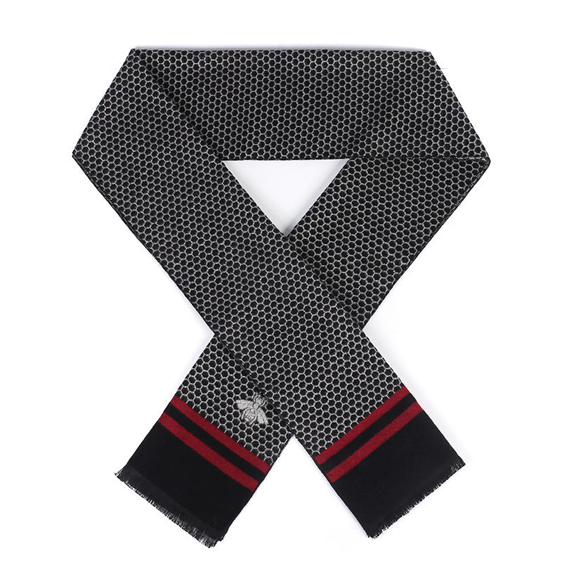 Fashion  Luxury  Cotton Mens Shawl