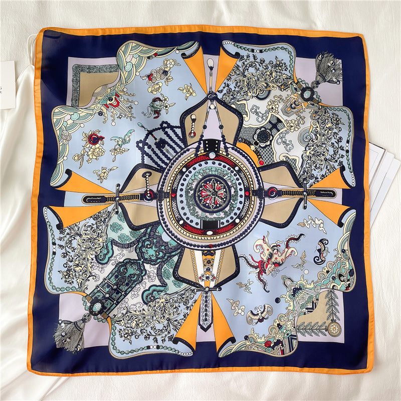 Luxury Wind Square 70cm Thin AutumnWinter Scarf