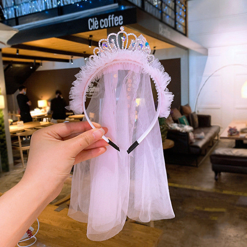 Child Crown Tiara Girl Cute Headband Princess