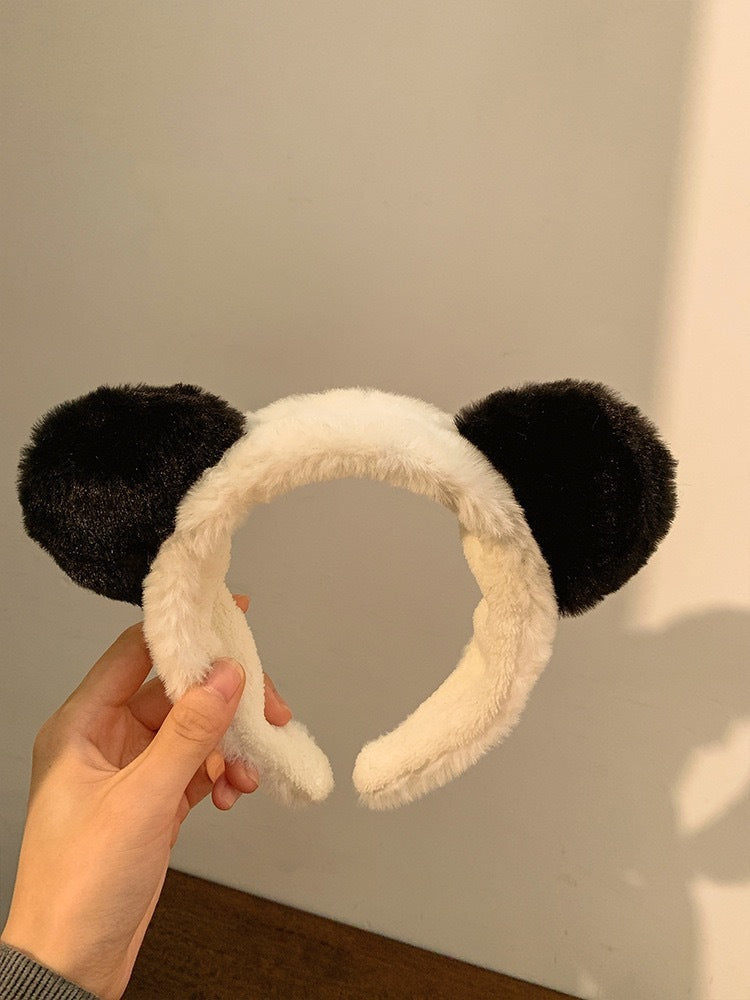 Cute Face Wash Hair Bands Female Cartoon Headwear Hair Band Headband Apply