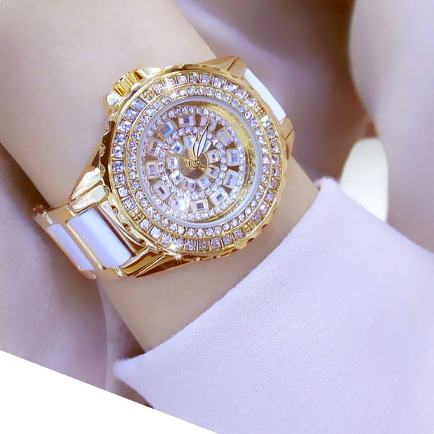 Fashion  Full Of Diamond Women Watch Bracelet Full Of Diamond Women