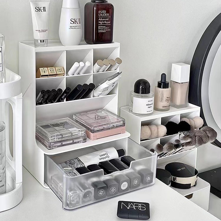 Cosmetics Storage Box Dresser Drawer Large Capacity