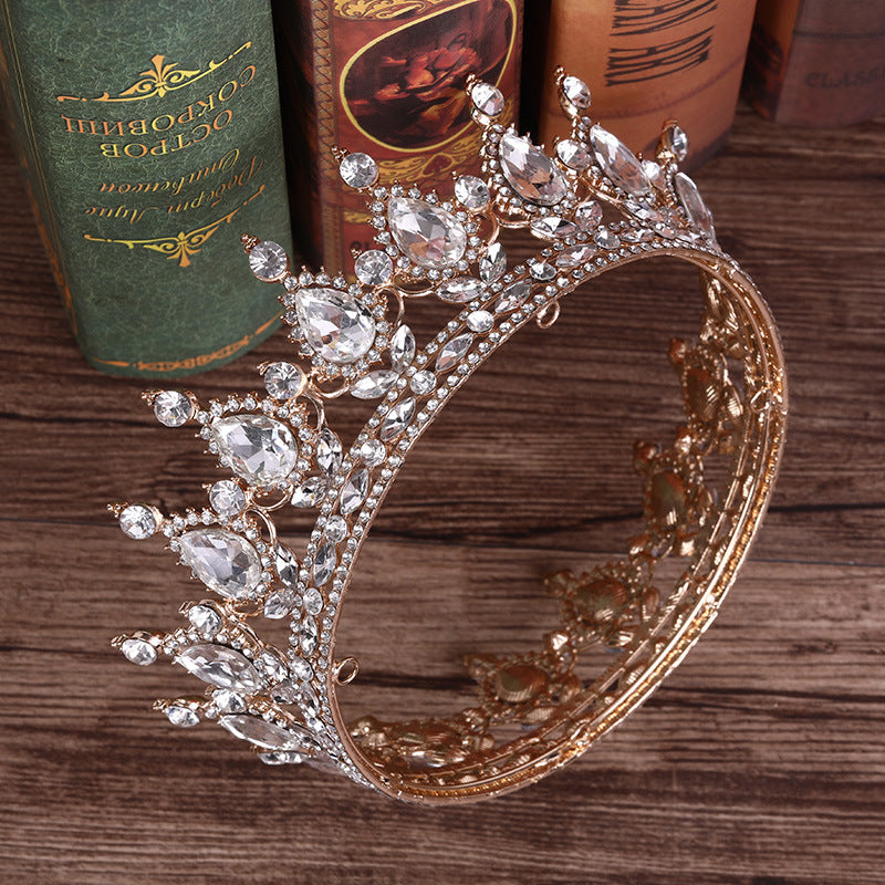 Fashion Alloy Color Crystal Bridal Crown