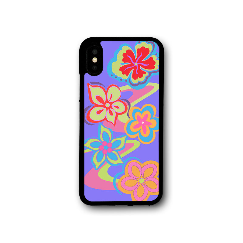 European And American Ins Wind Super Fire Purple Flowers