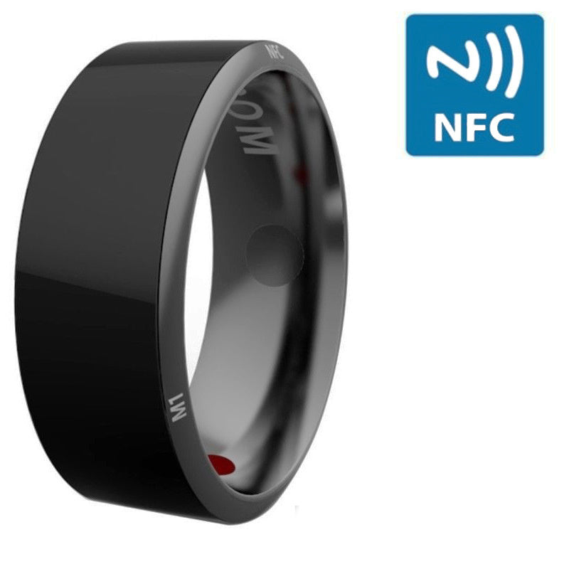 Smart Ring Wearable Device Multifunctional Black High-Tech