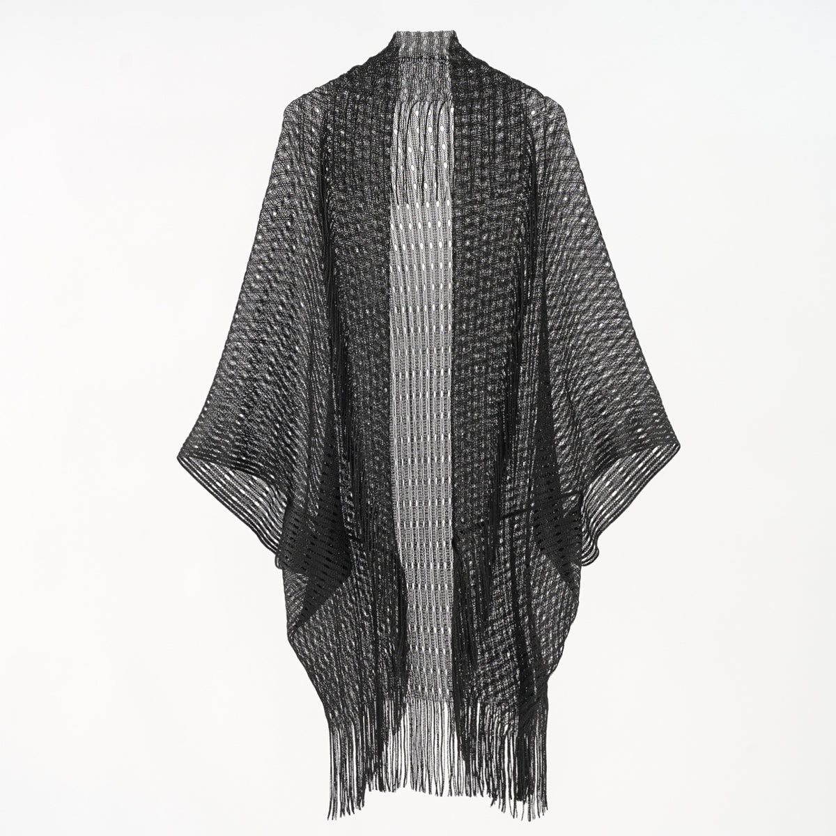 Shawl Gold And Silver Silk Split Shawl Vacation Bikini Blouse