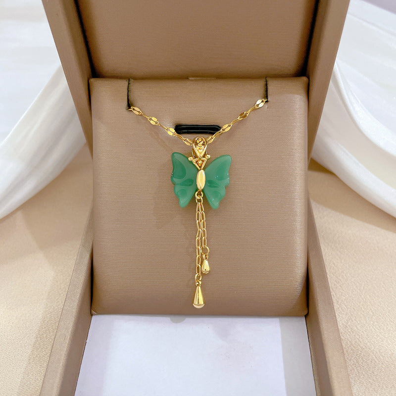 Butterfly Heavy Industry Women's Exquisite Necklace