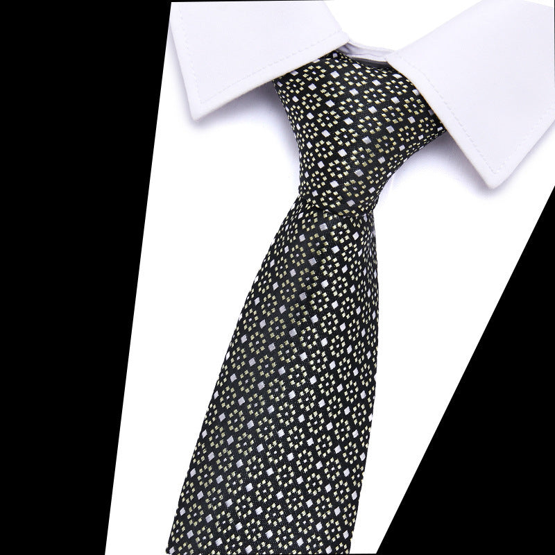 Men's Business Tie Wear Professional Suit Polyester Yarn