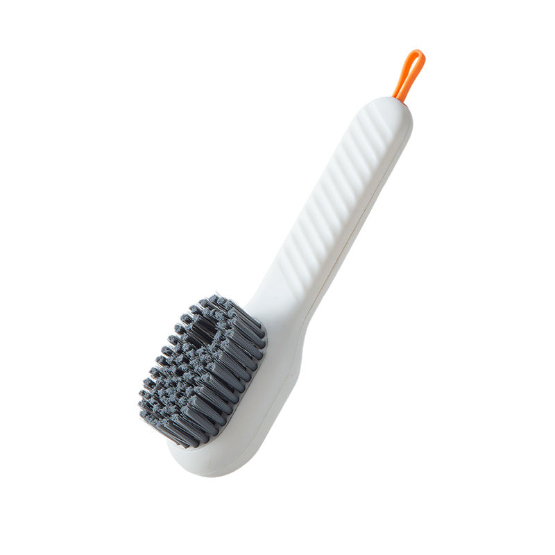 Multifunctional Soft-Bristled Shoe Brush Long Handle Brush Automatic Liquid Adding Shoe Clothing Board Brush Cleaning Tool